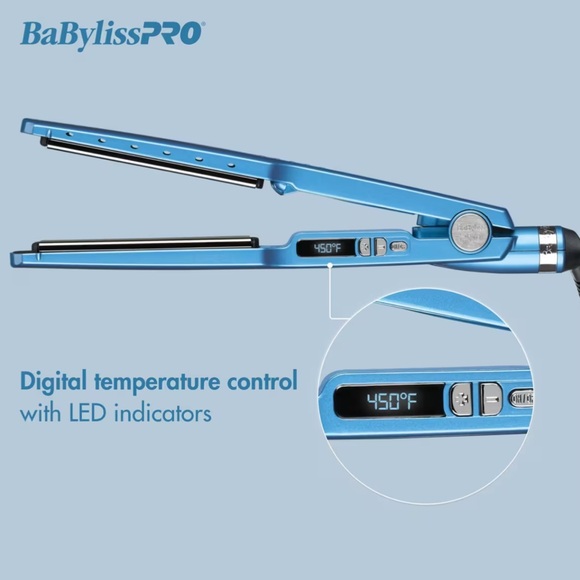 Babyliss Pro Nano Titanium Ultra-Thin 1 1/4" Flat Iron - Picture 2 of 5